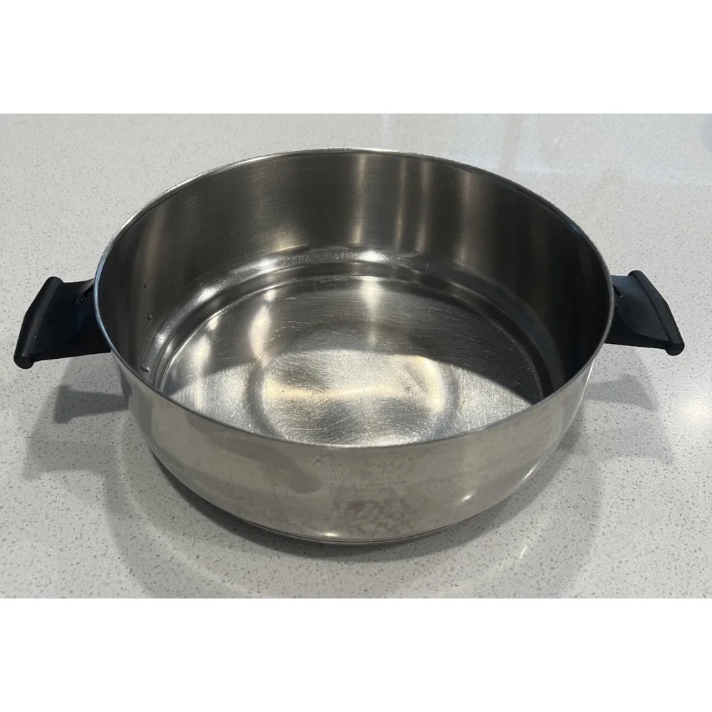 Vintage Rena Ware 18-8 Stainless Steel 3 Ply 4 QT   Pan Pot Handle. No Lid